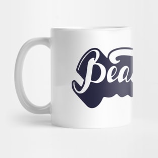 Beautiful Text Logo Design Mug